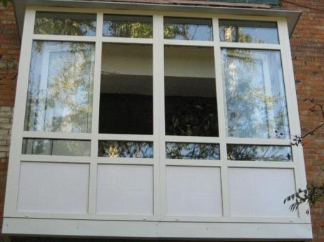 Окна металопластиковые, Балконы, расширение плиты