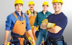 Требуются рабочие строительных специальностей: